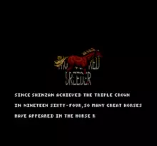 Image n° 1 - screenshots  : Thoroughbred Breeder II
